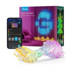 Curtain Lights, WiFi Smart Curtain Lights LED, Color Changing Window Lights